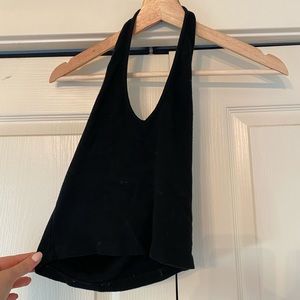 black brandy melville halter top!
